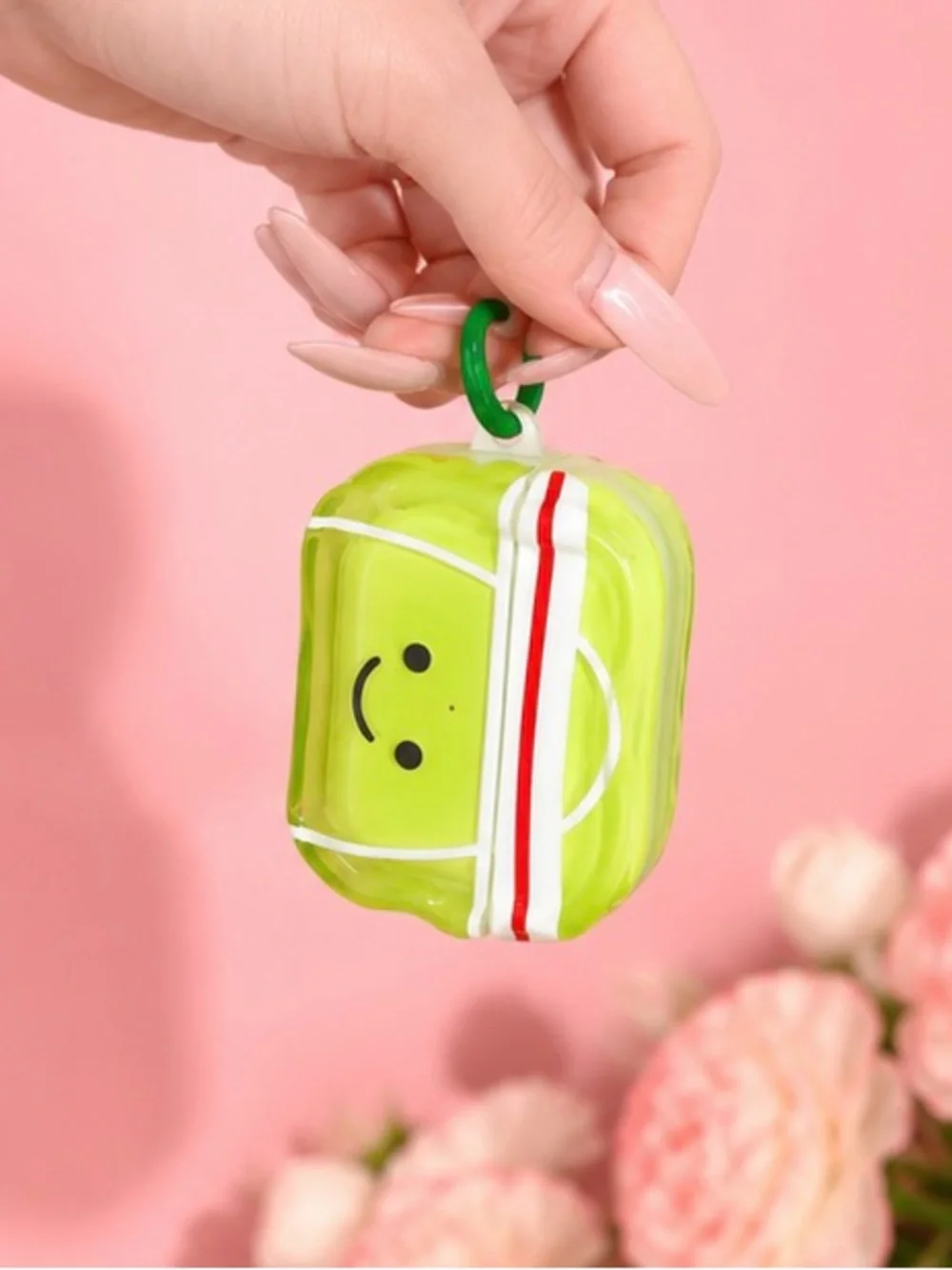 Cute Tennis AirPods Case with Racket Charm | Fits AirPods 4, 3, 2, Pro & Pro2 💗🎾